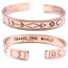 Bracelet Inspiration - Cuivre Galaxie, Étoiles, Terre, Sunrise