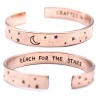 Bracelet Inspiration - Cuivre Galaxie, Étoiles, Terre, Sunrise